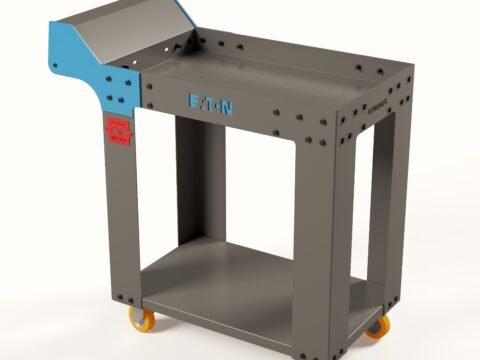 Carro de transporte industrial