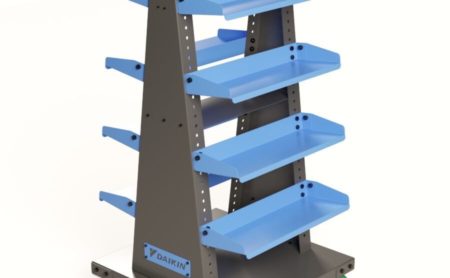 Stronghold mobile rack