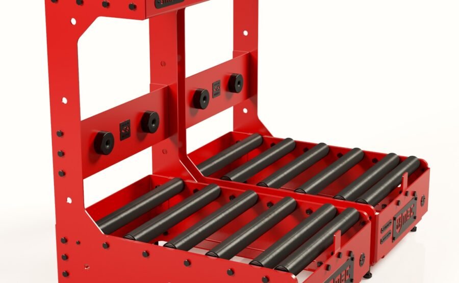 Transportador de rodillos modular